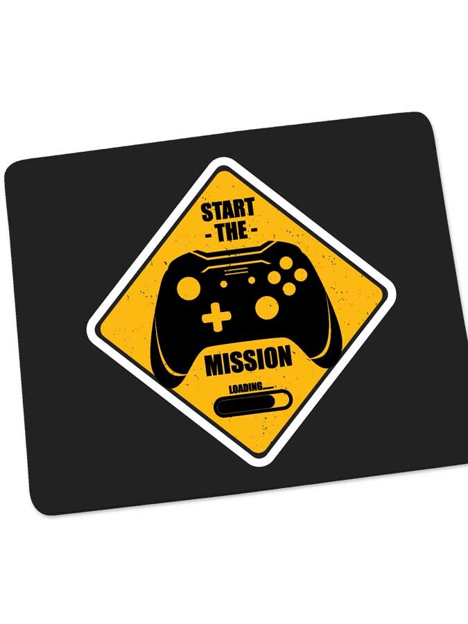 Mousepad mit Spruch - Start The Mission