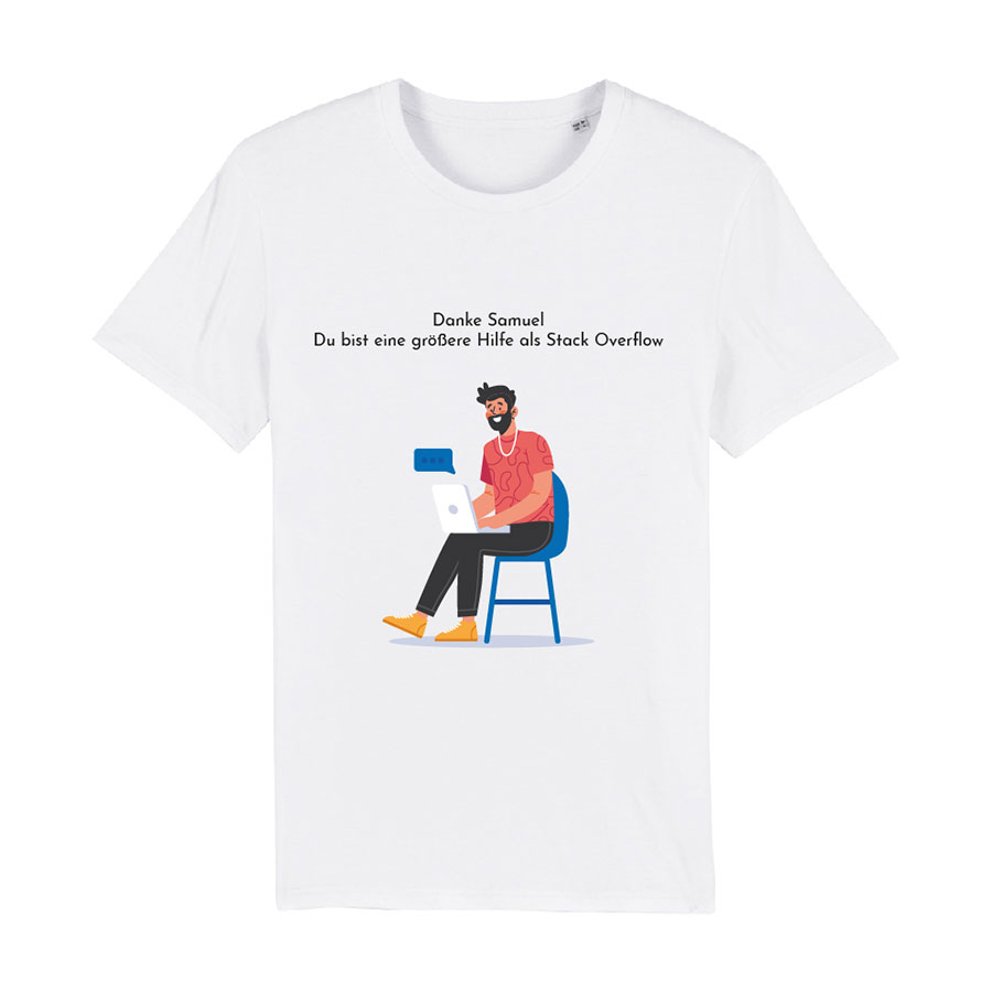 Shirt - Informatiker mit Stack Overflow