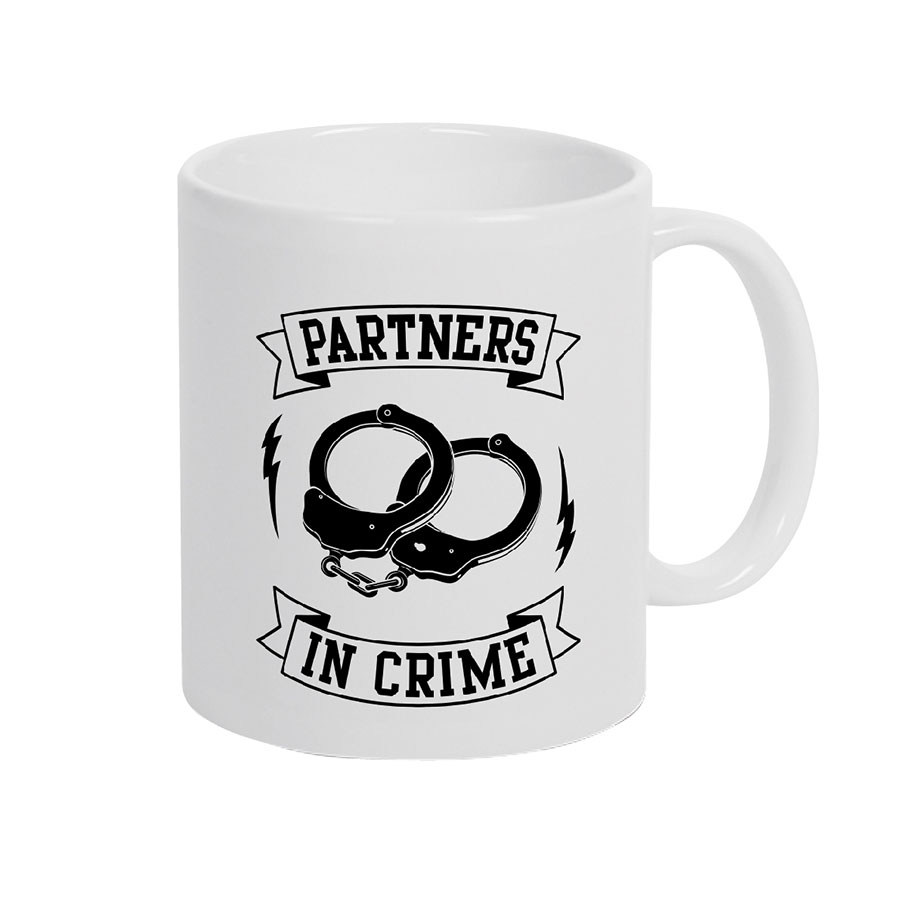 Keramiktasse - Partners in Crime