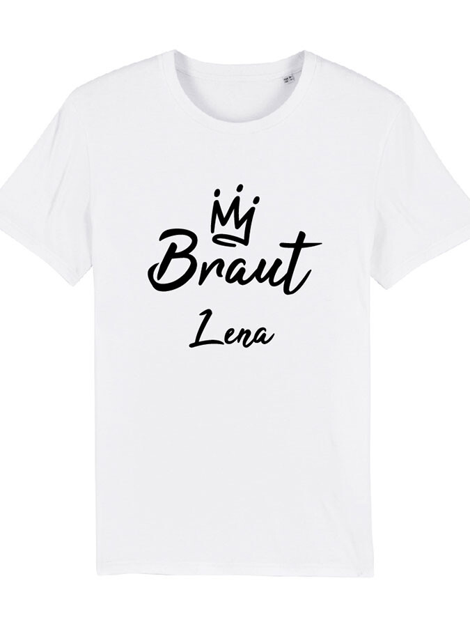 T-Shirt Fairtrade Bio-Baumwolle mit Spruch – Team Braut & Braut