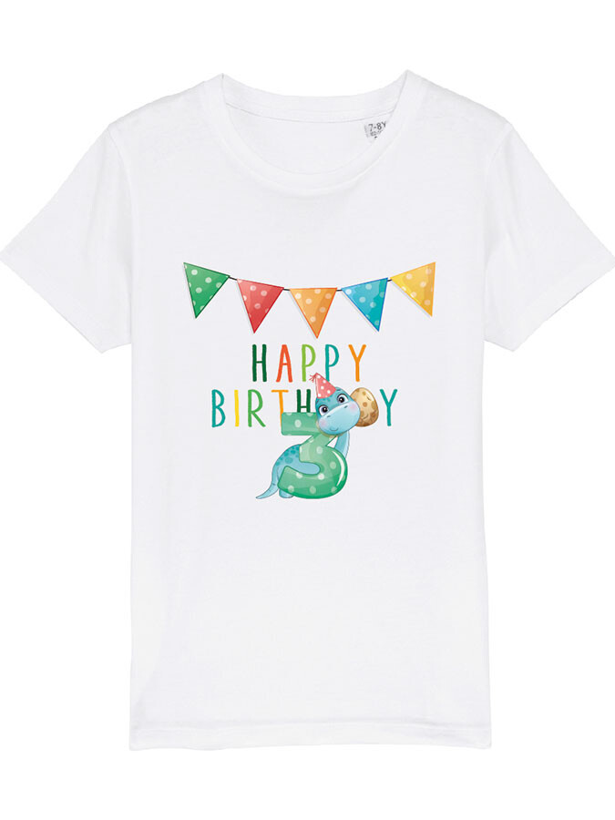 Shirt - mit Namen und Geburtstagsdino Diplodocus