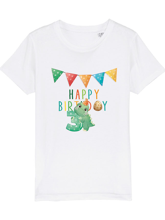 Shirt - mit Namen und Geburtstagsdino T-Rex