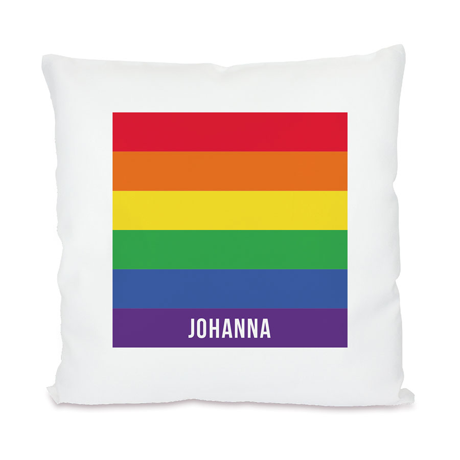 Kissen personalisierbar mit Namen – LGBTQ+